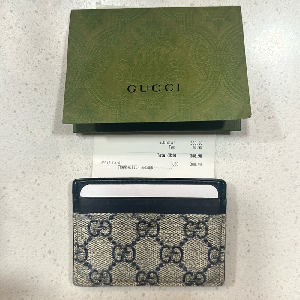Gucci card holder